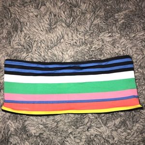 NWOT san lorenzo strapless bikini top